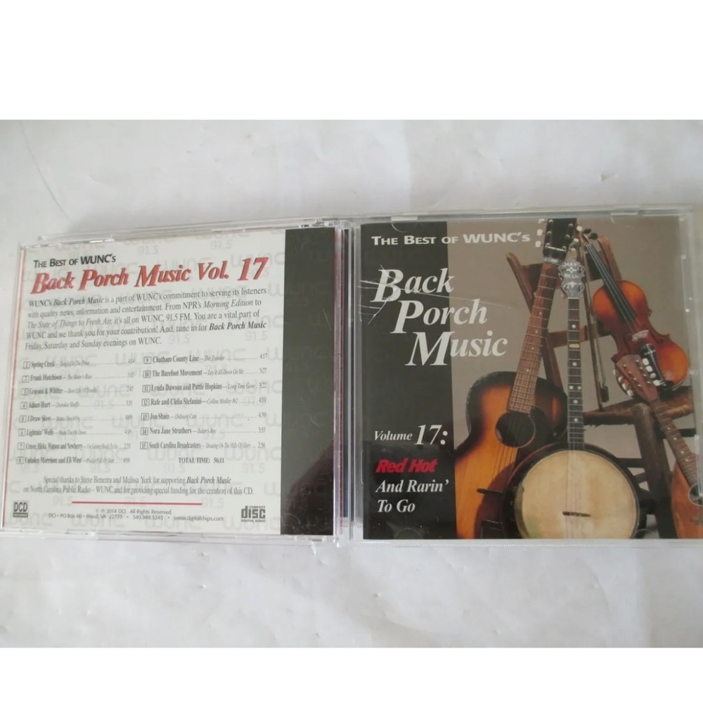WUNC 91.5 FM Best of Back Porch Music volume volume 17, New